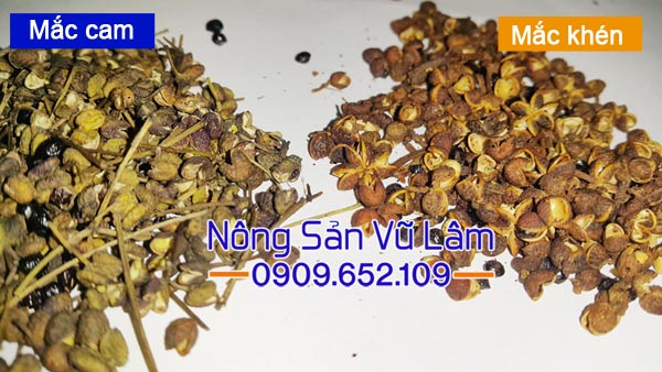 Mắc khén và mắc cam
